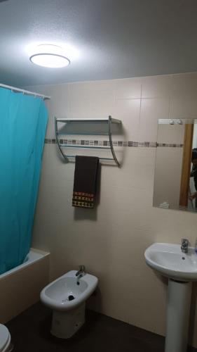 Koupelna v ubytování Apartamento Gloria Patricia