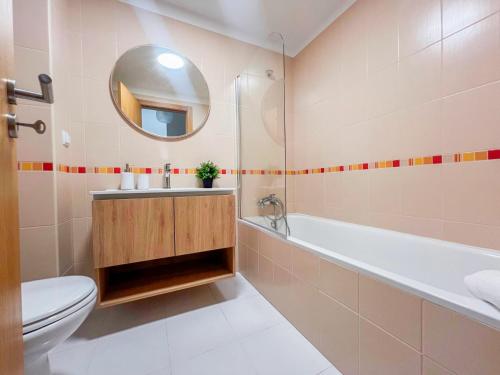 Koupelna v ubytování Sandie's Serene Stay