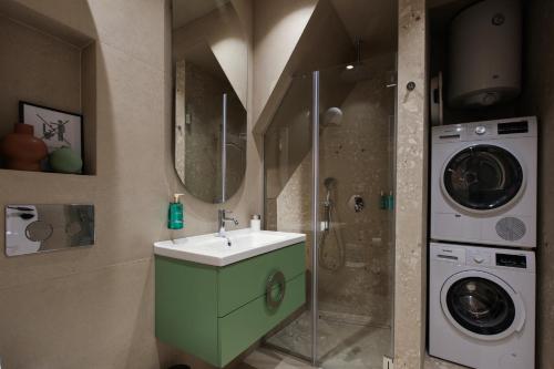 Koupelna v ubytování AVC apartment centrale
