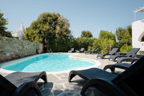 Πισίνα στο ή κοντά στο Albion, Cosy Two Storey Apartment, Stelida Naxos