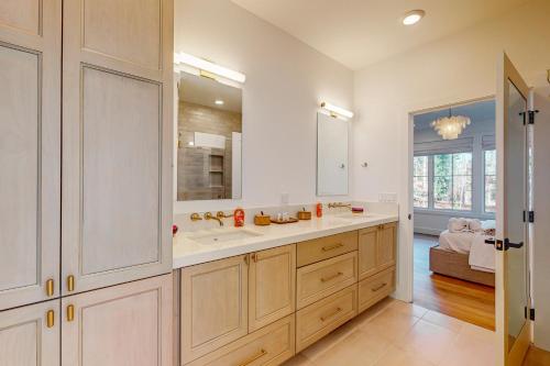 Koupelna v ubytování The Kottage