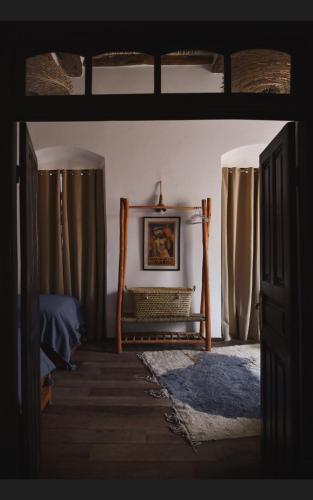 Katil atau katil-katil dalam bilik di Loft incroyable en médina