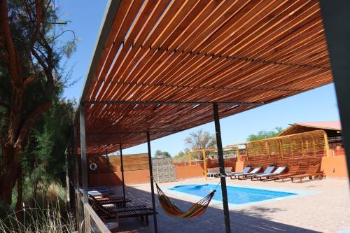 Πισίνα στο ή κοντά στο Peumayen Atacama cabaña&Hostal