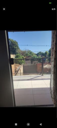 a view out of a window of a building at La casita in Asuncion