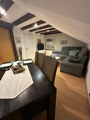 Posezení v ubytování Ferienwohnung Bianca