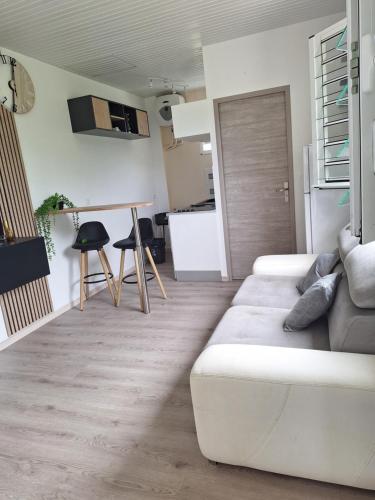 Kuchyň nebo kuchyňský kout v ubytování SOLEY KARAIB Appartement au Vauclin Martinique