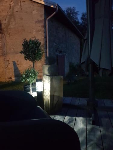 Patio nebo venkovní prostory v ubytování Chambres d'hôtes les portes de la Saône