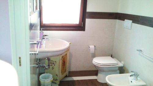 Koupelna v ubytování B&B "Corte San Tomaso"