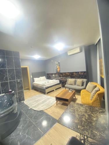 Χώρος καθιστικού στο Arena Apart Hotel