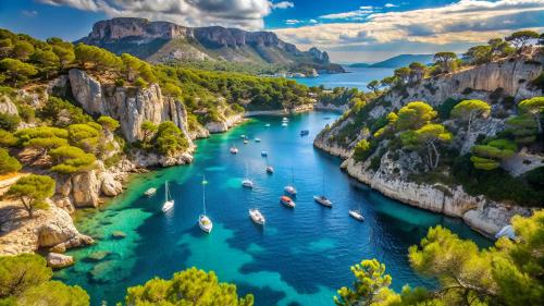 une rivière sur la côte amalfi en italy dans l'établissement Sweet Massilia - Wifi - Host Provence, à Marseille