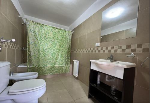 Et badeværelse på Duplex en Pinamar