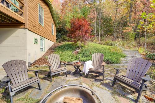 Κήπος έξω από το Secluded Lenoir Cabin 4 Mi to Dtwn Blowing Rock