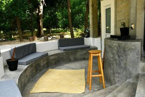 Posezení v ubytování Casita Passiflora