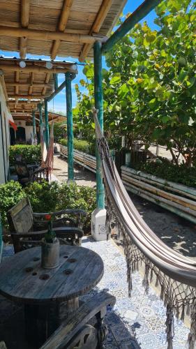 Eco-Hotel Chevere Beachにある庭