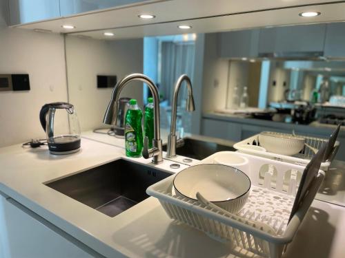 Kuchyň nebo kuchyňský kout v ubytování Vortex Hotel Suites & Residence by KLCC