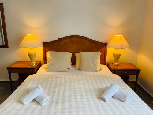 Posteľ alebo postele v izbe v ubytovaní Hotel Majovey