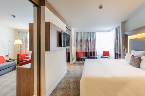 Katil atau katil-katil dalam bilik di Novotel München City Arnulfpark