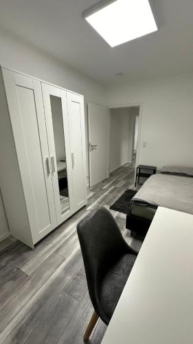 Ένα ή περισσότερα κρεβάτια σε δωμάτιο στο Kleever Apartment Neudenau
