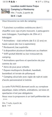 Mobil home azur 74