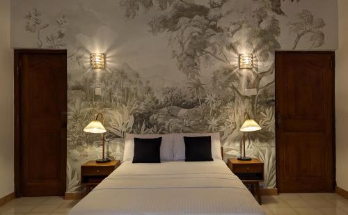 Ένα ή περισσότερα κρεβάτια σε δωμάτιο στο Sobaya Bungalow