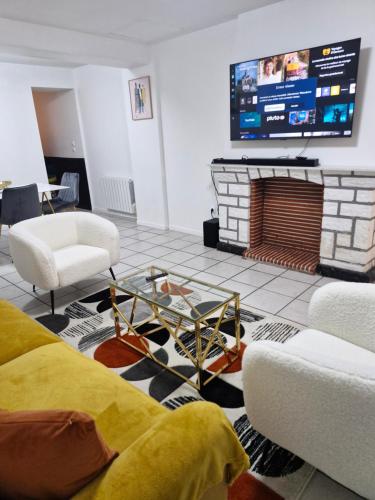 Lumineuse avec jardin