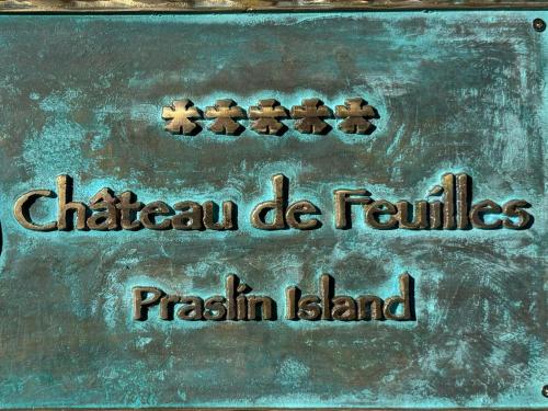 Certifikát, hodnocení, plakát nebo jiný dokument vystavený v ubytování Château de feuilles & SPA - Praslin island