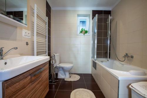 Kúpeľňa v ubytovaní Apartmán ACTIVE