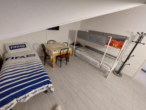 Cama o camas de una habitación en Nido di Stella