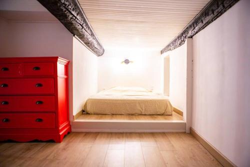 Llit o llits en una habitació de Appartement La Mezzanine