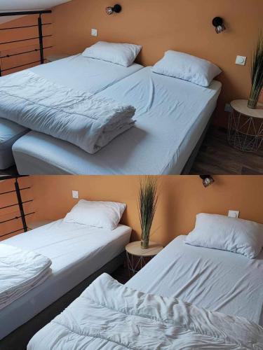 - 2 lits dans une chambre adjacente dans l'établissement Studio 15, proche rue piétonne et plage, à Saint-Jean-de-Monts