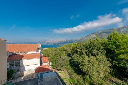 a view of a body of water from a building at Villa Nick in Cavtat