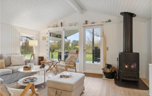 Χώρος καθιστικού στο Cozy Home In Skagen With Kitchen