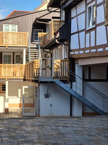 Hotel Kreuz Renchenにあるバルコニーまたはテラス