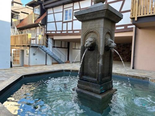 Hotel Kreuz Renchenの敷地内または近くにあるプール