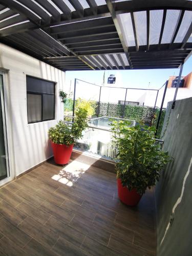 Μπαλκόνι ή βεράντα στο Casa san luis Potosi