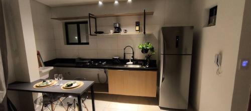 Kuchyň nebo kuchyňský kout v ubytování Cabo Branco a 100m 4 pessoas