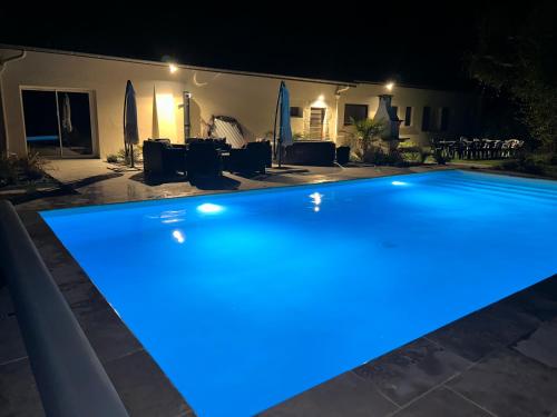 Πισίνα στο ή κοντά στο Location vacances maison avec piscine sauna spa proche plages