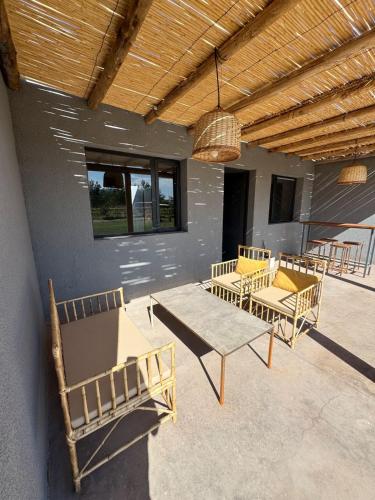 Balkoni atau teres di Casas de Viña