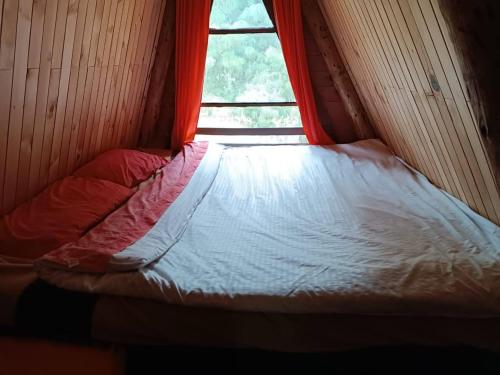 Chalets Amareloにあるベッド
