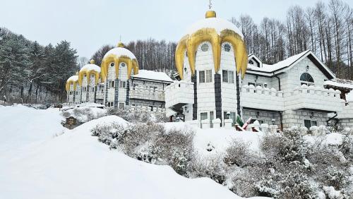 冬のElf Resort Hotelの様子