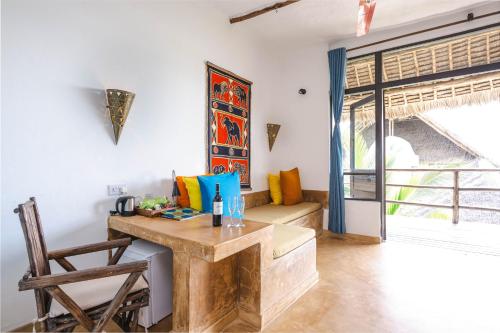 Posezení v ubytování Sunshine Bay Hotel Zanzibar