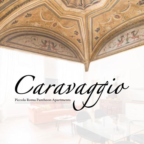 an image of a ceiling with the words caracapa at Pantheon Apartments - Piccola Roma in Rome