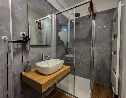 Vannituba majutusasutuses Appartement Alpenrauschen