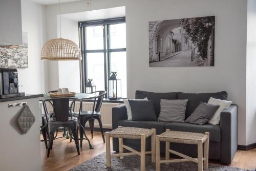 Posezení v ubytování Hotell Repet