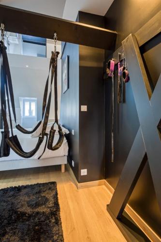 Fitness centrum a/nebo fitness zařízení v ubytování Nuits secrètes un instant privilégié et sensuel