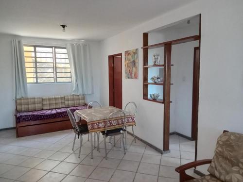 Ruang duduk di Apartamento 3 quartos próximo à Jurerê
