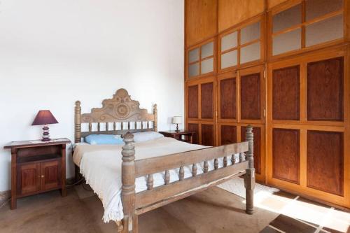 Postel nebo postele na pokoji v ubytování Casa do Vale dos Homens