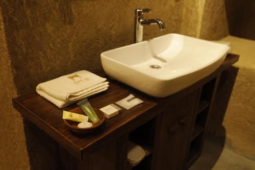 Koupelna v ubytování بيت الصباح نزل وكافيه Bait AlSabah Heritage Inn & Cafe