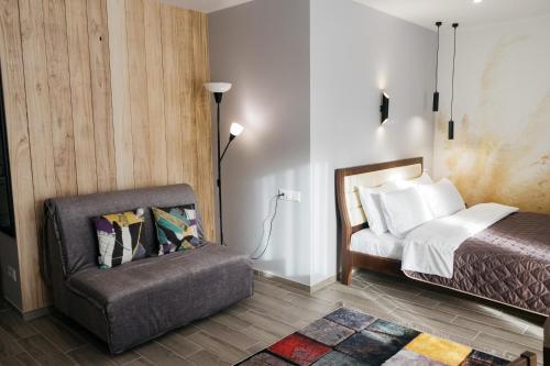 Postel nebo postele na pokoji v ubytování Forest House
