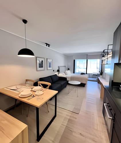 Køkken eller tekøkken på Estiloso estudio Estoril